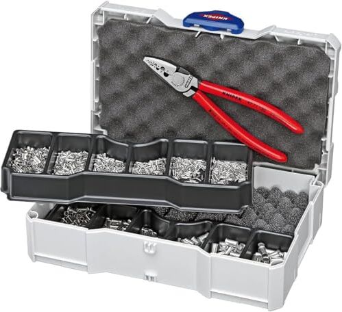 KNIPEX Assortimento di Capicorda per Terminali a Bussola