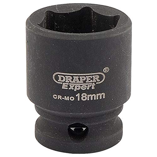 Draper Bussola a 6 punti Hi-Torq a 6 punti, dimensioni 18 mm, colore: Blu