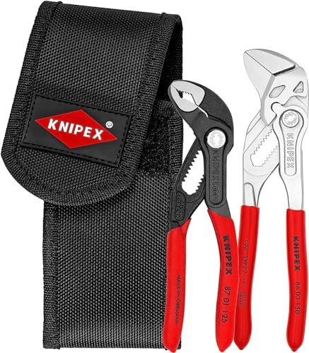 KNIPEX Mini set di pinze in tasca portautensili 2 pezzi (confezione self-service/blister)
