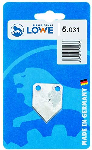 Original LÖWE Lama di ricambio 5.031, lama triangolare – 1 lama affilata per forbici industriali originali LÖWE, 5.504, per tagli precisi ad angolo retto di tubi corrugati, tubi in gomma, tubi per