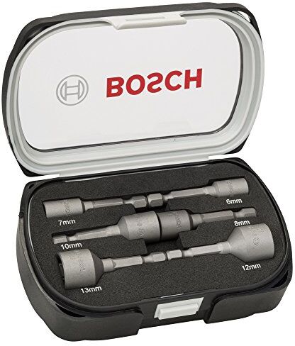 Bosch Chiavi a bussola 6,7,8,10,12,13mm: 50mm: set, nero