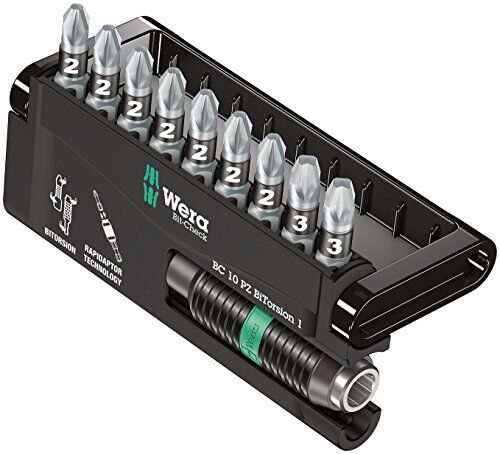 Wera , Bit-Check 10 PZ BiTorsion 1, 10 pezzi