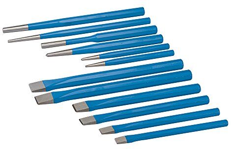 Silverline Set di punzoni e scalpelli 12 pezzi ()