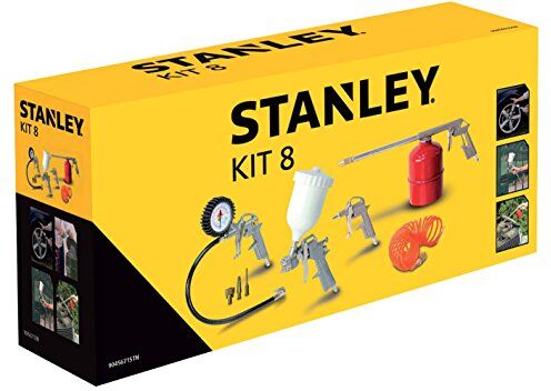 Stanley Set Accessori Aria Compressa Kit 8 Pneumatic