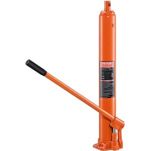 VEVOR Cric idraulico a pistone lungo, cilindro di sollevamento motore da 4 tonnellate con pompa a pistone singolo e base piatta, cilindro idraulico per paranchi di sollevamento motore VEVOR Cric idraulico a pistone lungo, cilindro di sollevamento motore da 4 tonnellate con pompa a pistone singolo e base piatta, cilindro idraulico per paranchi di sollevamento motore