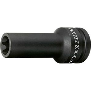 Hazet Inserto Chiave a Bussola per Avvitatori ad Impulso Torx, Nero, Attacco Quadro, Cavo, 20 mm 3/4 di Pollice Hazet Inserto Chiave a Bussola per Avvitatori ad Impulso Torx, Nero, Attacco Quadro, Cavo, 20 mm 3/4 di Pollice