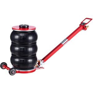 VEVOR Cric Pneumatico per Auto da 5 Tonnellate con 6 Tubi in Acciaio e Manico Lungo Regolabile, Altezza di Sollevamento da 140 a 464 mm, Sollevamento Rapido, Cric Pneumatico per Auto, SUV VEVOR Cric Pneumatico per Auto da 5 Tonnellate con 6 Tubi in Acciaio e Manico Lungo Regolabile, Altezza di Sollevamento da 140 a 464 mm, Sollevamento Rapido, Cric Pneumatico per Auto, SUV