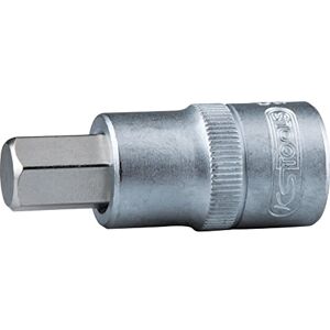 KS TOOLS Bussola cacciavite esagonale 1/2", L.55 mm, 8 mm, versione corta della gamma ULTIMATE®, in cromo vanadio, finitura cromata satinata KS TOOLS Bussola cacciavite esagonale 1/2", L.55 mm, 8 mm, versione corta della gamma ULTIMATE®, in cromo vanadio, finitura cromata satinata
