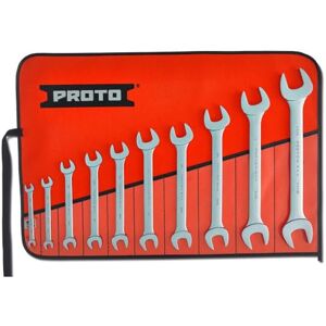 Set di chiavi a forchetta satinato Stanley Proto da 10 pezzi - Utensile Set di chiavi a forchetta satinato Stanley Proto da 10 pezzi - Utensile