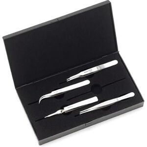 Weller Erem Set di 4 pinzette in acciaio inossidabile - set of tweezers Weller Erem Set di 4 pinzette in acciaio inossidabile - set of tweezers