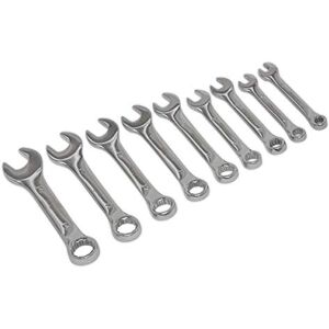 Set di chiavi combinate corte Siegen Tools S01157 - 9 pezzi, Metrico Set di chiavi combinate corte Siegen Tools S01157 - 9 pezzi, Metrico