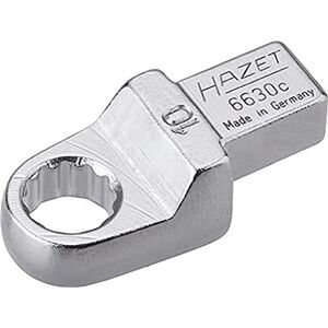 Hazet Chiave ad Anello ad Innesto, Argento, Attacco Quadro ad Innesto 9 X 12 mm Hazet Chiave ad Anello ad Innesto, Argento, Attacco Quadro ad Innesto 9 X 12 mm