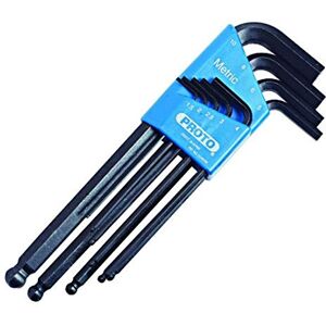 Proto Stanley J4996 Set di Chiavi a Allen a Testa Rotonda - Metrico Proto Stanley J4996 Set di Chiavi a Allen a Testa Rotonda - Metrico