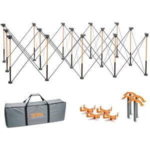 BORA Centipede – Banco da Lavoro Portatile Pieghevole 1,2x2,4m, 2041kg, Cavalletto Professionale con 4 Morsetti e Borsa BORA Centipede – Banco da Lavoro Portatile Pieghevole 1,2x2,4m, 2041kg, Cavalletto Professionale con 4 Morsetti e Borsa