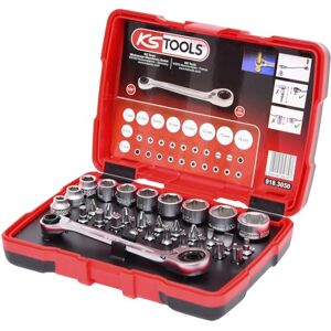 KS TOOLS 918.3050 1/4" + 11 mm Serie di chiavi a bussola e inserti, 31 pz KS TOOLS 918.3050 1/4" + 11 mm Serie di chiavi a bussola e inserti, 31 pz