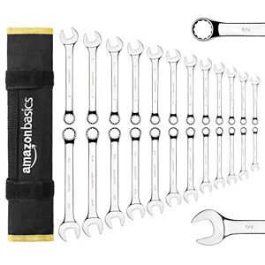 Amazon Basics Set di chiavi combinate, 24 pezzi, confezione da 1 Amazon Basics Set di chiavi combinate, 24 pezzi, confezione da 1