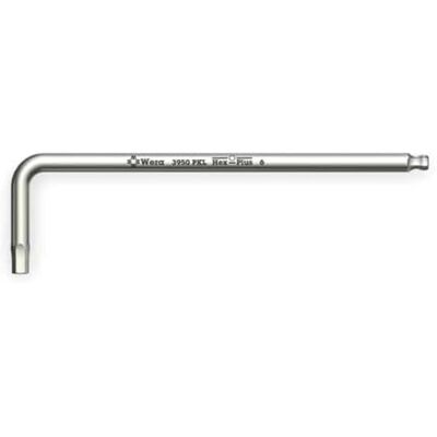 Wera 022706 Brugola con punta a sfera in acciaio INOX, 6 mm Wera 022706 Brugola con punta a sfera in acciaio INOX, 6 mm