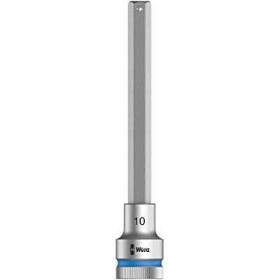 Wera , 8740 C HF Zyklop Bussole a inserto con attacco da 1/2" con ritegno vite, 10.0 x 140 mm Wera , 8740 C HF Zyklop Bussole a inserto con attacco da 1/2" con ritegno vite, 10.0 x 140 mm