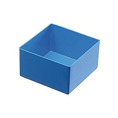 hünersdorff Scatola per inserti in polistirene ad alta resistenza (PS), dimensioni: 108 x 108 x 63 mm, colore: Blu hünersdorff Scatola per inserti in polistirene ad alta resistenza (PS), dimensioni: 108 x 108 x 63 mm, colore: Blu