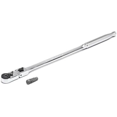 GEARWRENCH 1/4 pollici / 6,35 mm Cricchetto con Testa Sottile Flessibile con Bloccaggio a Sgancio Rapido da 72 denti 12 pollici / 304,8 mm GEARWRENCH 1/4 pollici / 6,35 mm Cricchetto con Testa Sottile Flessibile con Bloccaggio a Sgancio Rapido da 72 denti 12 pollici / 304,8 mm