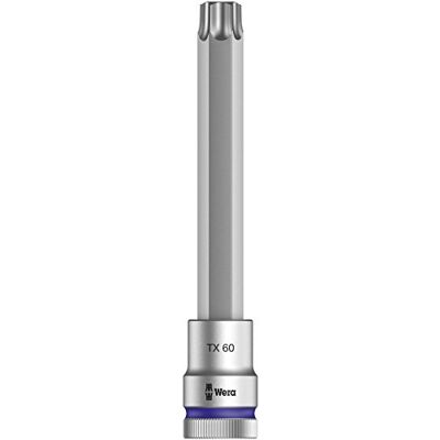 Wera , 8767 C HF TORX TORX Zyklop Bussole a inserto attacco da 1/2" con ritegno vite con, TX 60 x 140 mm Wera , 8767 C HF TORX TORX Zyklop Bussole a inserto attacco da 1/2" con ritegno vite con, TX 60 x 140 mm