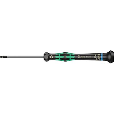 Wera , 2052 Giravite esagonale con sfera per l'elettronica, 7/64 pollice x 60 mm Wera , 2052 Giravite esagonale con sfera per l'elettronica, 7/64 pollice x 60 mm