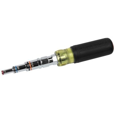 KLEIN TOOLS 9-in-1 Multi-Nut Driver, driver magnetico con dado esagonale SAE misure da 3/16 a 3/4 KLEIN TOOLS 9-in-1 Multi-Nut Driver, driver magnetico con dado esagonale SAE misure da 3/16 a 3/4