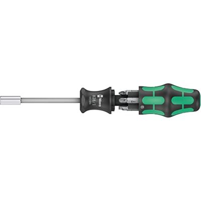 Wera Giravite con alloggiamento inserti, Kraftform Kompakt 27 Set 2, 7 pezzi Wera Giravite con alloggiamento inserti, Kraftform Kompakt 27 Set 2, 7 pezzi