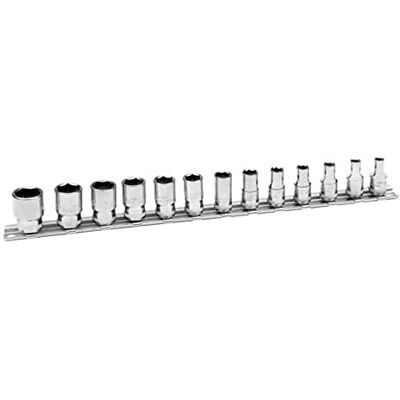 Bahco JGO.VASOS E/REGLETA 1/4"13 PZS Unid: 1 Bahco JGO.VASOS E/REGLETA 1/4"13 PZS Unid: 1
