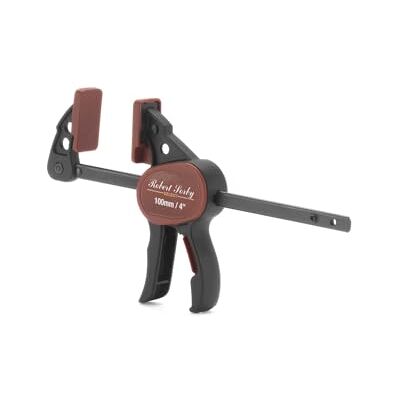 Robert Sorby Select Micro Morsetto a Barra a Una Mano da 4" 100 mm, Serraggio Rapido e Divaricatore, 25 kgf, Profondità 36 mm, Impugnatura Soft Grip Robert Sorby Select Micro Morsetto a Barra a Una Mano da 4" 100 mm, Serraggio Rapido e Divaricatore, 25 kgf, Profondità 36 mm, Impugnatura Soft Grip