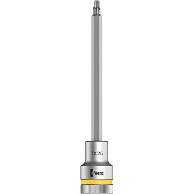 Wera , 8767 C HF TORX TORX Zyklop Bussole a inserto attacco da 1/2" con ritegno vite con, TX 25 x 140 mm Wera , 8767 C HF TORX TORX Zyklop Bussole a inserto attacco da 1/2" con ritegno vite con, TX 25 x 140 mm