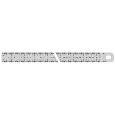 Metrica Riga Semirigida, 1000 mm, Scala Satinata Metrica Riga Semirigida, 1000 mm, Scala Satinata