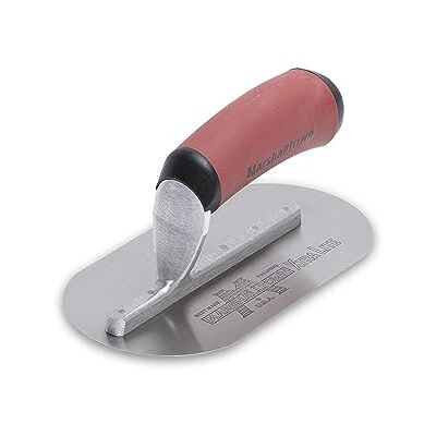 Marshalltown Piccola spatola lisciatrice , spatola da parete con manico DuraSoft, in acciaio, colore argento, dimensioni: 191x102 mm, estremità arrotondate Marshalltown Piccola spatola lisciatrice , spatola da parete con manico DuraSoft, in acciaio, colore argento, dimensioni: 191x102 mm, estremità arrotondate