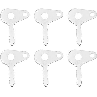 JRSHIRLEYLTD 6 chiavi di accensione, chiave di ricambio universale, interruttore di accensione, chiavi interruttore accensione, per trattori, attrezzature agricole, macchinari pesanti, caricatori JRSHIRLEYLTD 6 chiavi di accensione, chiave di ricambio universale, interruttore di accensione, chiavi interruttore accensione, per trattori, attrezzature agricole, macchinari pesanti, caricatori