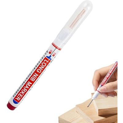 Teksome Marcatori da costruzione, per falegnami, a naso lungo, per fori profondi, strumento per la marcatura architettonica, colorato, impermeabile, per carpentieri e costruttori Teksome Marcatori da costruzione, per falegnami, a naso lungo, per fori profondi, strumento per la marcatura architettonica, colorato, impermeabile, per carpentieri e costruttori