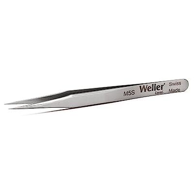 Weller Erem Micro Pinzette, Punta Sottilissima, Ad Es. per Lavori di Precisione Al Microscopio. Weller Erem Micro Pinzette, Punta Sottilissima, Ad Es. per Lavori di Precisione Al Microscopio.
