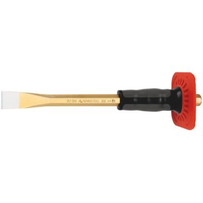 Rennsteig scalpello da muratore 300mm, Multicolore 23 x 300 mm, ottagonale 18 mm, verniciato, con protezione per la mano Rennsteig scalpello da muratore 300mm, Multicolore 23 x 300 mm, ottagonale 18 mm, verniciato, con protezione per la mano