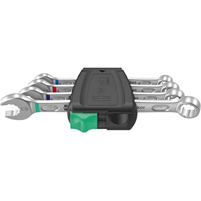 Wera 05020229001 Assortimento chiavi combinate, 6003 Joker 4 Imperial Set 1 Assortimento chiavi a forchetta e poligonale, in pollici, 4 pezzi Wera 05020229001 Assortimento chiavi combinate, 6003 Joker 4 Imperial Set 1 Assortimento chiavi a forchetta e poligonale, in pollici, 4 pezzi