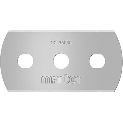MARTOR 500 x lama industriale, Lama di ricambio per Cutter, Coltello di sicurezza, 22 mm, affilata, in Erogatore, utilizzabile in 4 direzioni, n. 36030 MARTOR 500 x lama industriale, Lama di ricambio per Cutter, Coltello di sicurezza, 22 mm, affilata, in Erogatore, utilizzabile in 4 direzioni, n. 36030