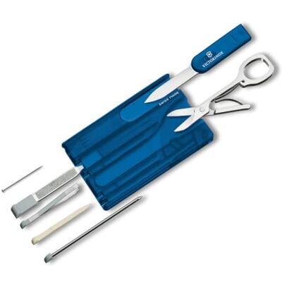 Victorinox Swiss Card - 10 Funzioni, Compatto, Blu - Coltello da Tasca Victorinox Swiss Card - 10 Funzioni, Compatto, Blu - Coltello da Tasca