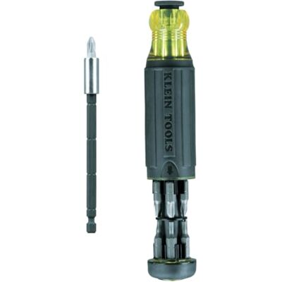 KLEIN TOOLS Cacciavite multi-bit/cacciavite, avvitatore magnetico 14-in-1 Impact Rated Set Phillips, scanalato, quadrato, Combo, Torx KLEIN TOOLS Cacciavite multi-bit/cacciavite, avvitatore magnetico 14-in-1 Impact Rated Set Phillips, scanalato, quadrato, Combo, Torx