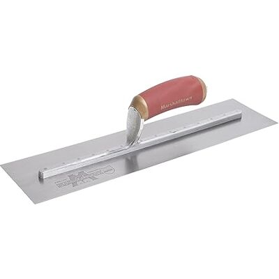 Marshalltown Frattazzo lisciante PermaShape, forma curva, in acciaio al carbonio, perfetto per stuccatori e stuccatori, dimensioni della frattazzo: 356x76 mm Marshalltown Frattazzo lisciante PermaShape, forma curva, in acciaio al carbonio, perfetto per stuccatori e stuccatori, dimensioni della frattazzo: 356x76 mm