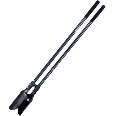 VEVOR Trivella per Pali Impieghi Gravosi con Manico in Acciaio al Carbonio, Trivella Manuale con Scala Graduata e Lama in Metallo, Strumento per Scavare Giardinaggio all'Aperto 145 mm VEVOR Trivella per Pali Impieghi Gravosi con Manico in Acciaio al Carbonio, Trivella Manuale con Scala Graduata e Lama in Metallo, Strumento per Scavare Giardinaggio all'Aperto 145 mm