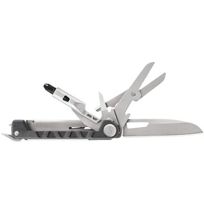 Gerber Attrezzo multi-uso con 8 funzioni, Coltello a lama liscia, ArmBar Drive, Grigio scuro, Acciaio inox/Alluminio, Gerber Attrezzo multi-uso con 8 funzioni, Coltello a lama liscia, ArmBar Drive, Grigio scuro, Acciaio inox/Alluminio,