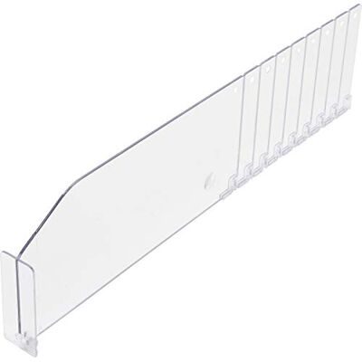 BGS Separatore in plastica trasparente 285 / 480 x 120 mm BGS Separatore in plastica trasparente 285 / 480 x 120 mm