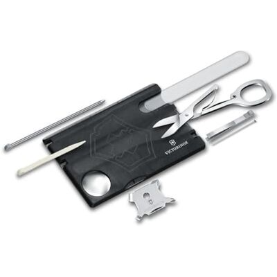 Victorinox , Swiss Card Nailcare, Coltello Multiuso Svizzero, Carta di Credito, Tascabile, Originale, 13 Funzioni, Cacciavite 5 mm, Forbici, Glass Lima per unghie Victorinox , Swiss Card Nailcare, Coltello Multiuso Svizzero, Carta di Credito, Tascabile, Originale, 13 Funzioni, Cacciavite 5 mm, Forbici, Glass Lima per unghie