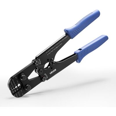 VEVOR Pinza Crimpatrice per Funi Metalliche 1,2-3,17 mm, Pinza con Marcature Metriche e Imperiali, Forza Regolabile, per Lavori Manicotti Ovali e Doppi in Alluminio Manicotti in Rame Guaine Alluminio VEVOR Pinza Crimpatrice per Funi Metalliche 1,2-3,17 mm, Pinza con Marcature Metriche e Imperiali, Forza Regolabile, per Lavori Manicotti Ovali e Doppi in Alluminio Manicotti in Rame Guaine Alluminio