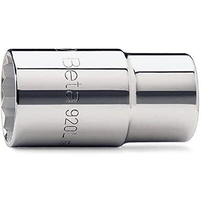 BETA 920BL 16 Chiavi a bussola con attacco quadro femmina 1/2", tipo lungo bocca poligonale, cromate BETA 920BL 16 Chiavi a bussola con attacco quadro femmina 1/2", tipo lungo bocca poligonale, cromate