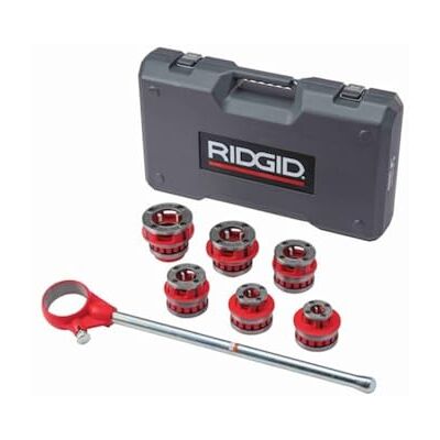RIDGID Filiera manuale modello 12-R con cricchetto e impugnatura e set bussole da 1/2"-2 RIDGID Filiera manuale modello 12-R con cricchetto e impugnatura e set bussole da 1/2"-2