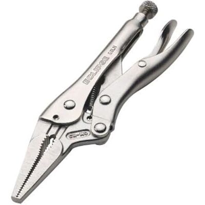 ECLIPSE Professional Tools Pinza con bloccaggio a becco lungo con tronchesi a filo 6"/150 mm ECLIPSE Professional Tools Pinza con bloccaggio a becco lungo con tronchesi a filo 6"/150 mm